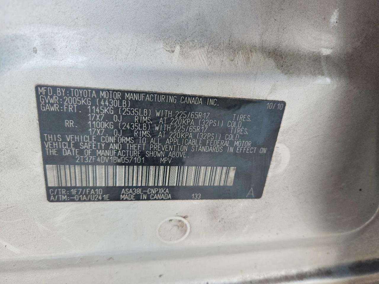 2011 TOYOTA RAV4