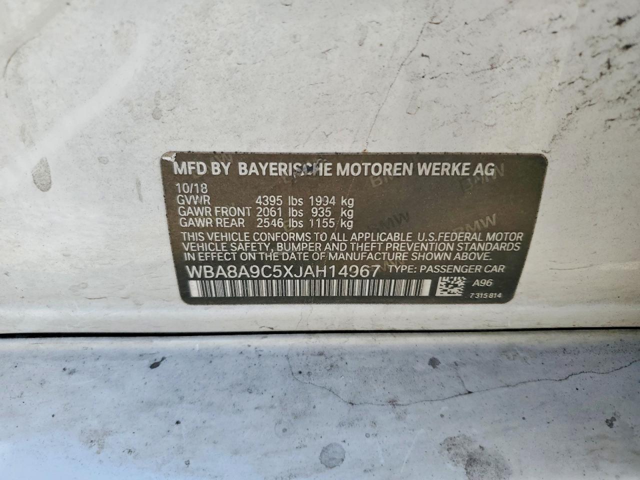 2018 BMW 3 SERIES