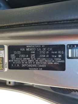 2024 KIA FORTE