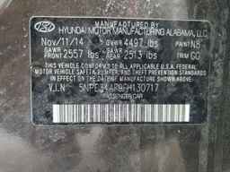 2015 HYUNDAI SONATA