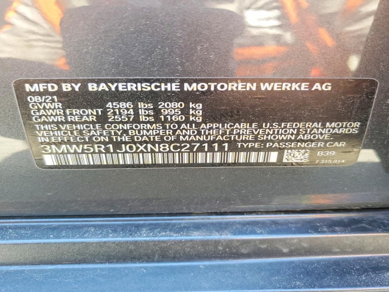 2022 BMW 3 SERIES