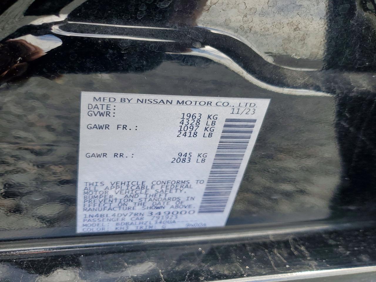 2024 NISSAN ALTIMA