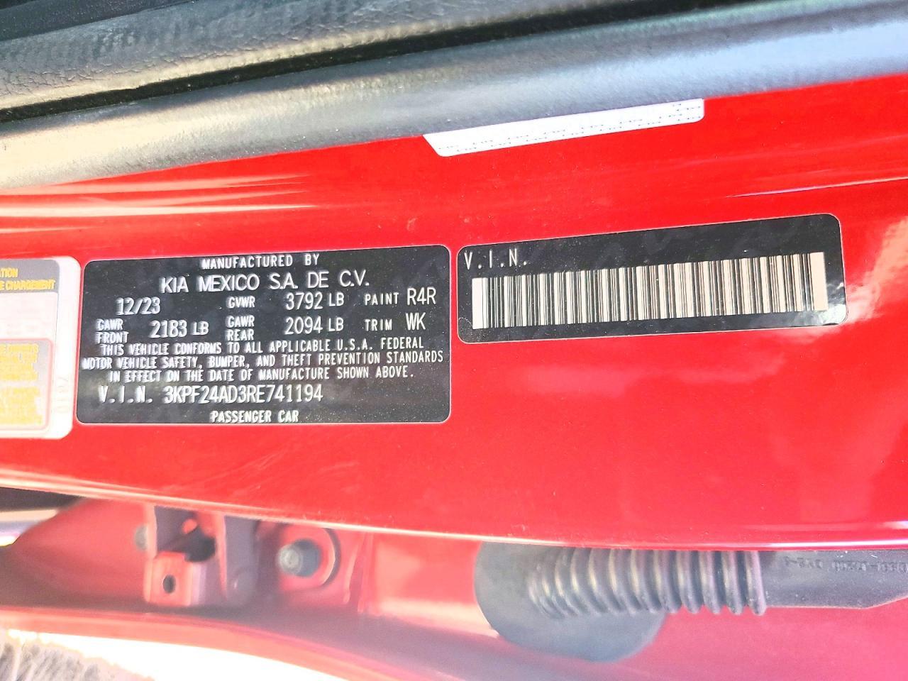 2024 KIA FORTE