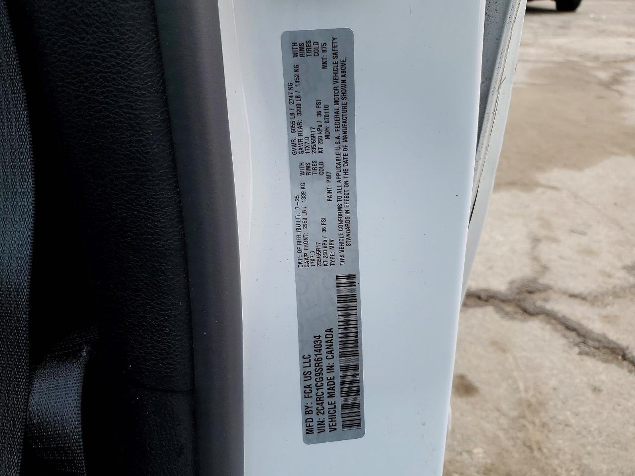 2025 CHRYSLER G Voyager