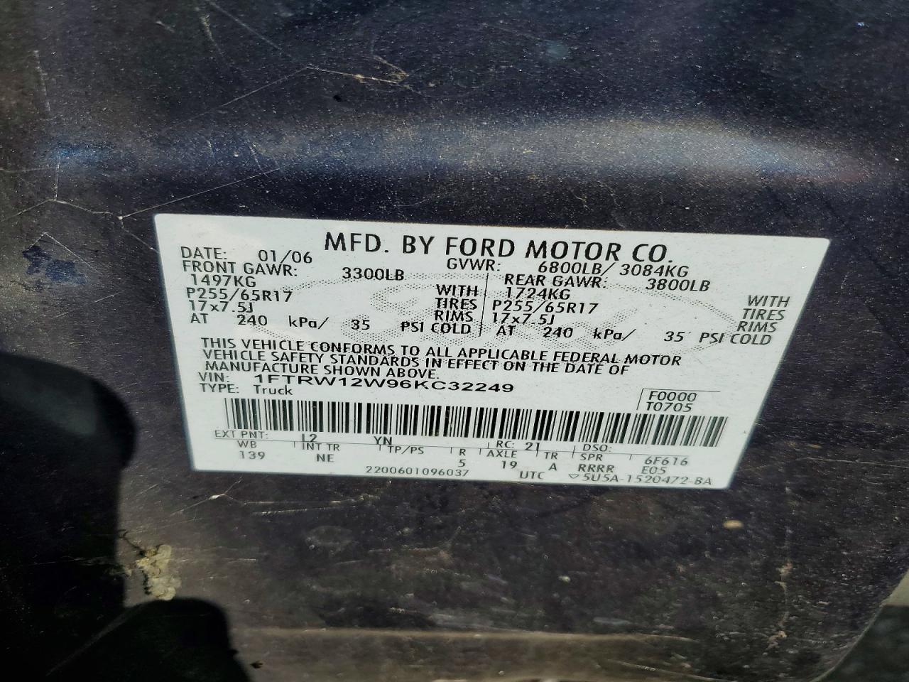 2006 FORD F-150 Lightning