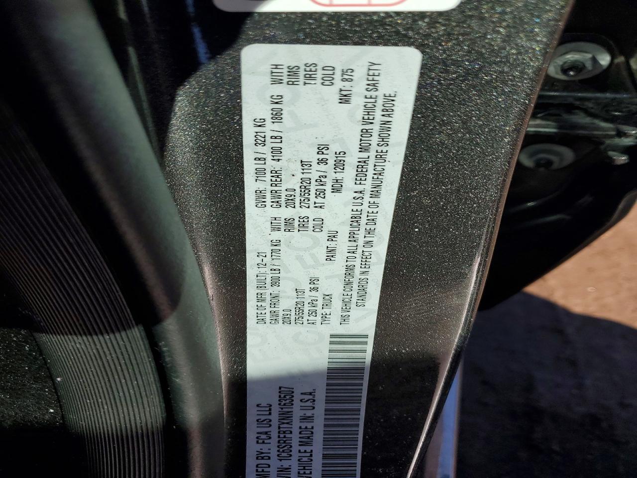 2022 RAM 1500