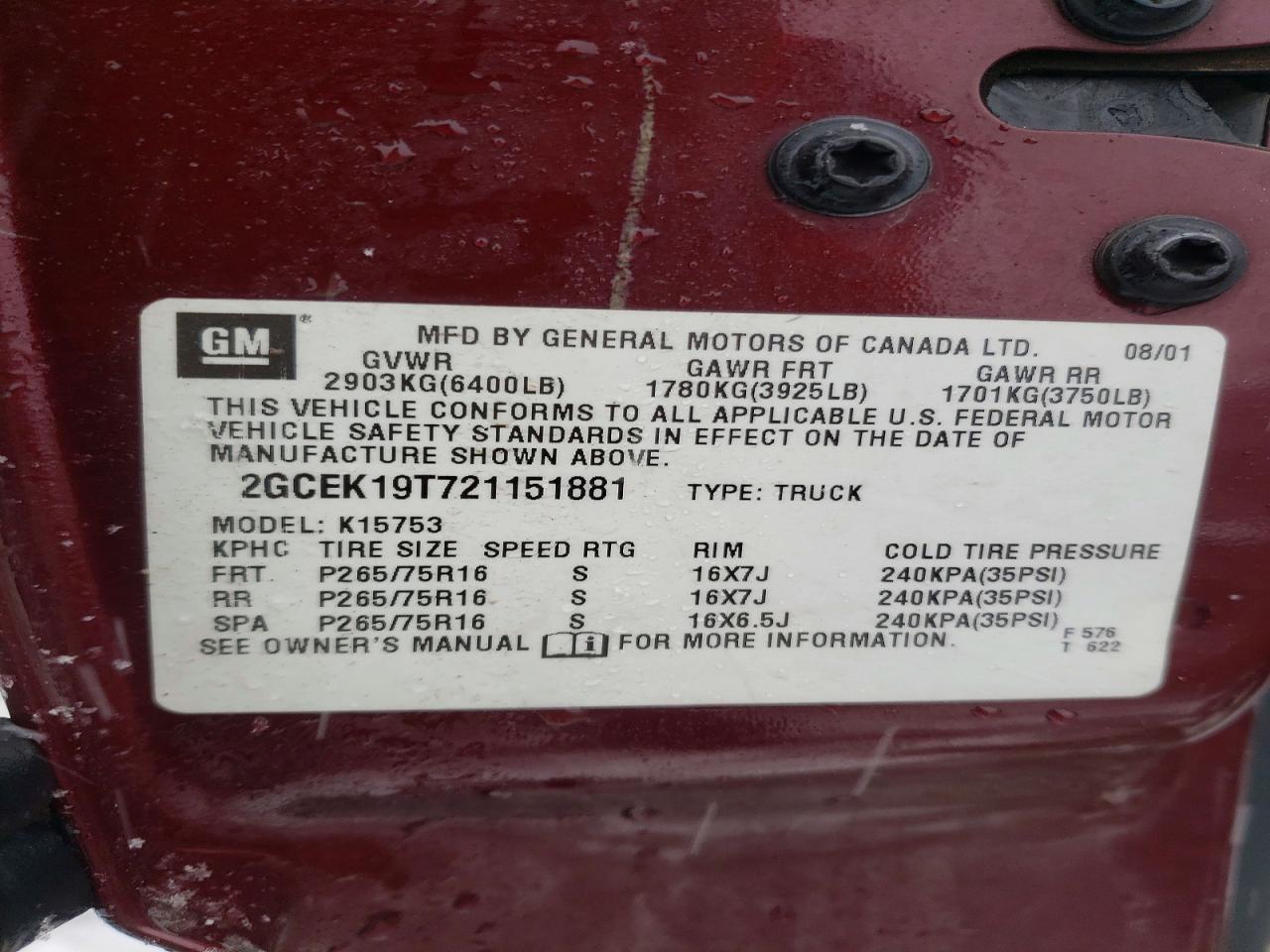 2002 CHEVROLET Silverado