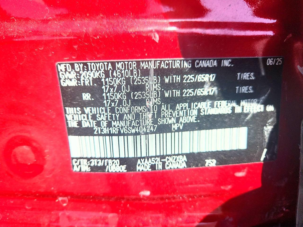 2025 TOYOTA RAV4