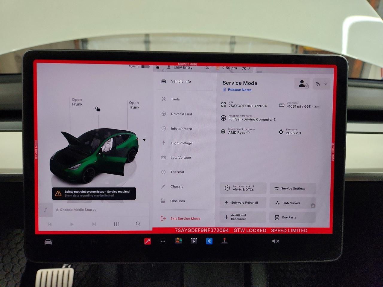 2022 TESLA MODEL Y
