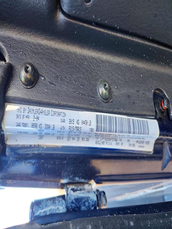 2004 JEEP WRANGLER