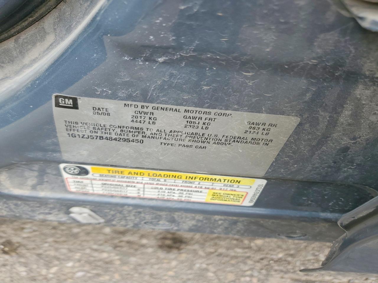 2008 CHEVROLET MALIBU