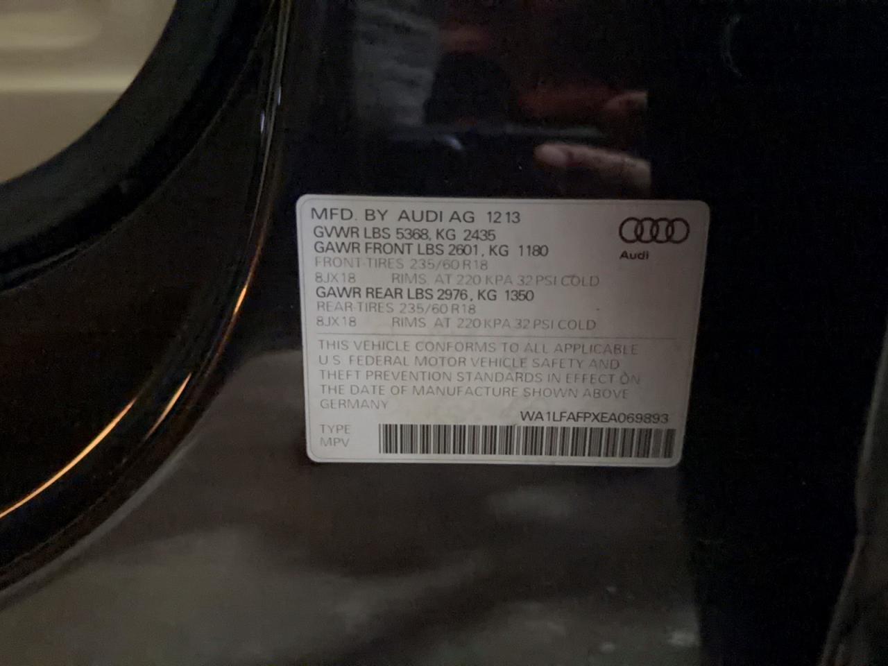 2014 AUDI Q5