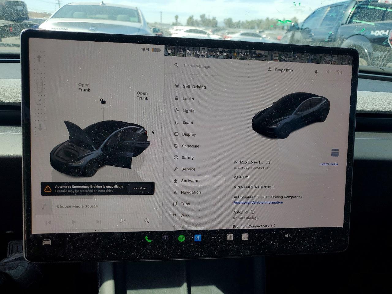 2025 TESLA MODEL 3