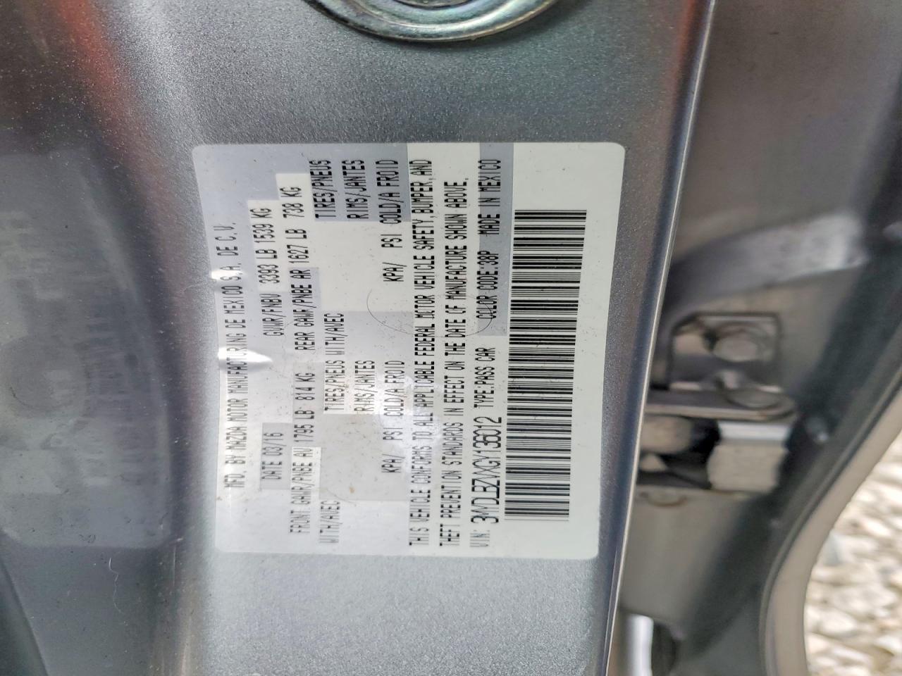 2016 SCION iA