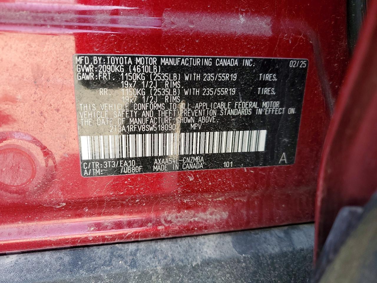 2025 TOYOTA RAV4