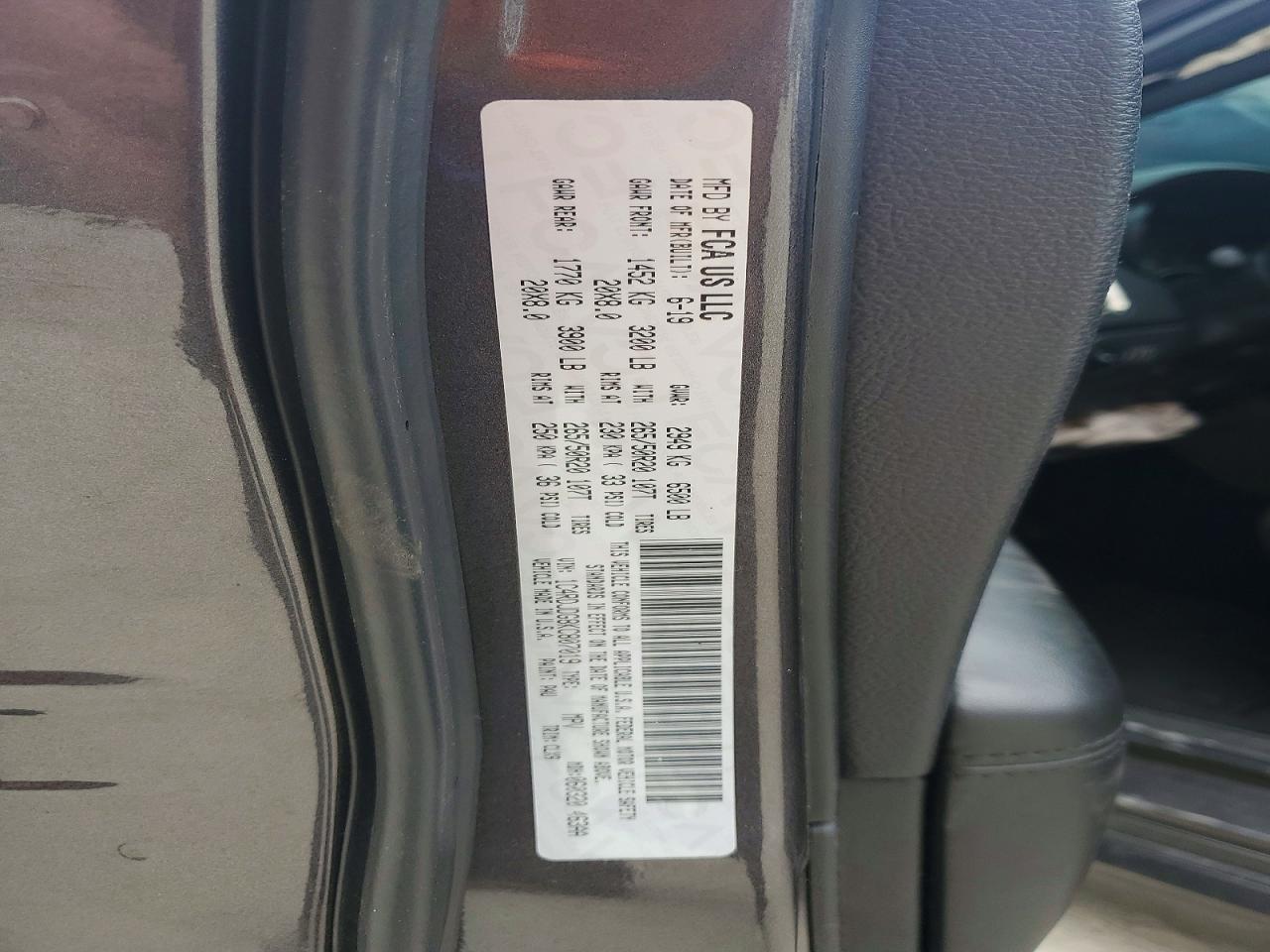 2019 DODGE DURANGO