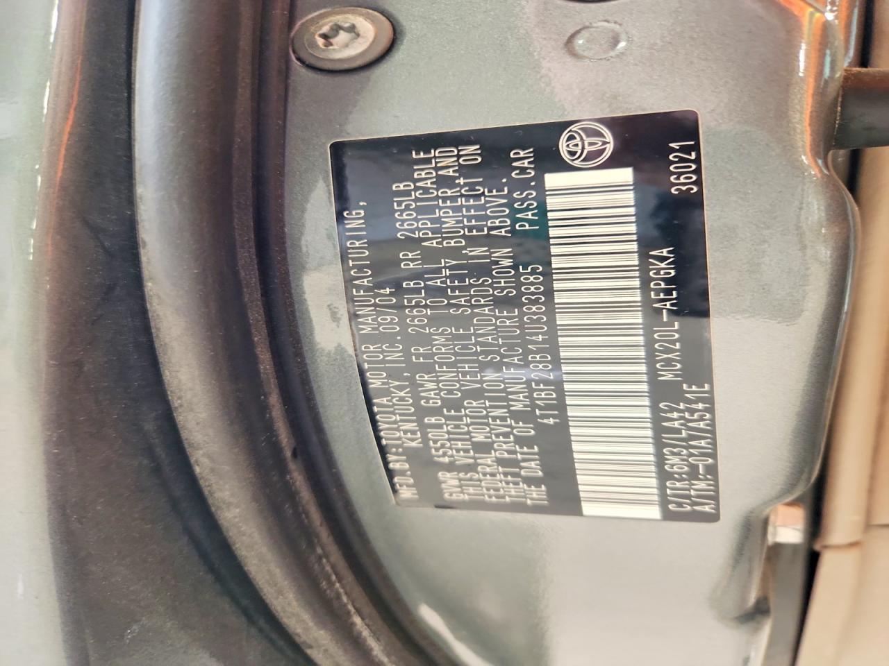 2004 TOYOTA Avalon