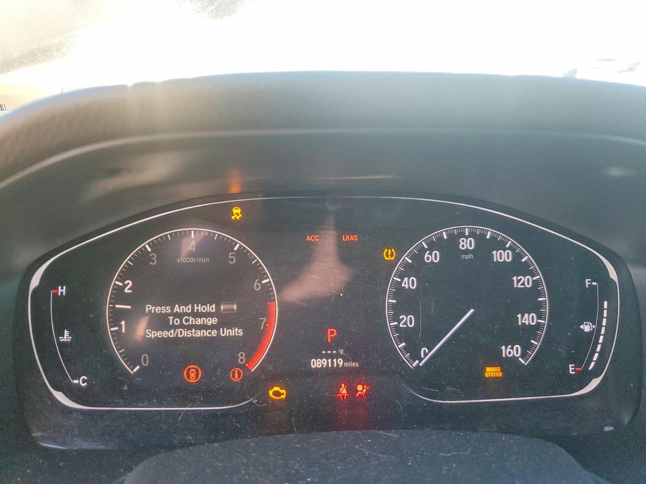 2019 HONDA ACCORD