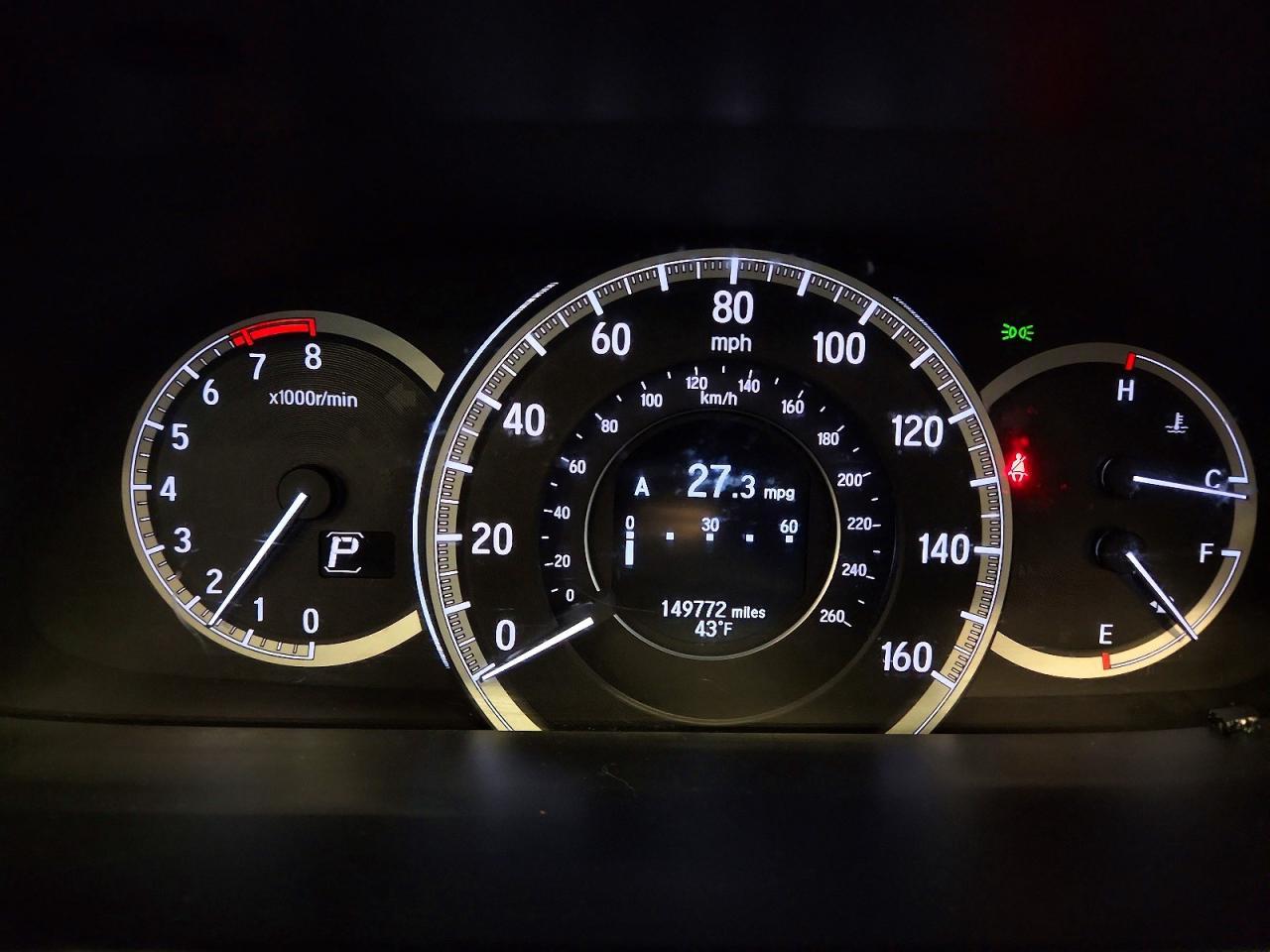 2016 HONDA ACCORD