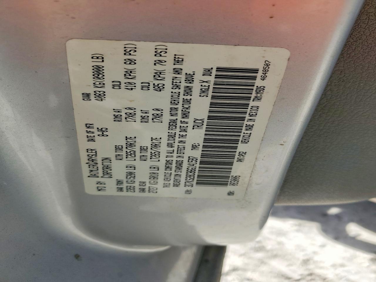 2006 DODGE Ram 2500