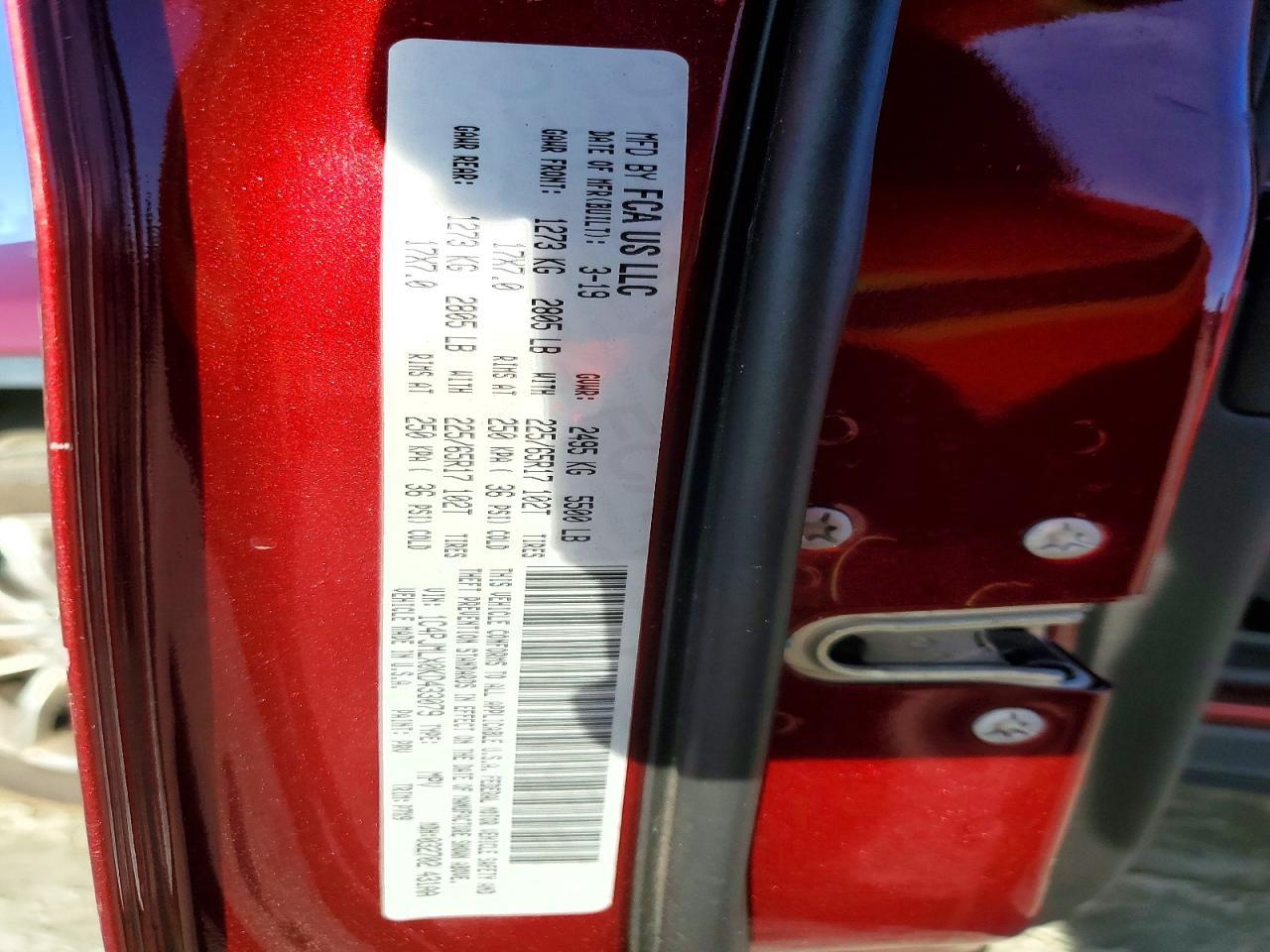 2019 JEEP CHEROKEE
