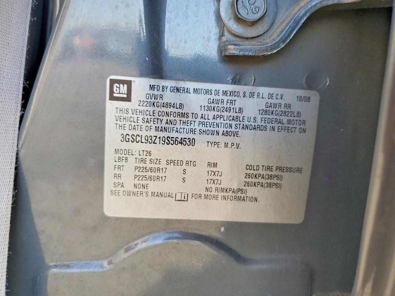 2009 SATURN Vue