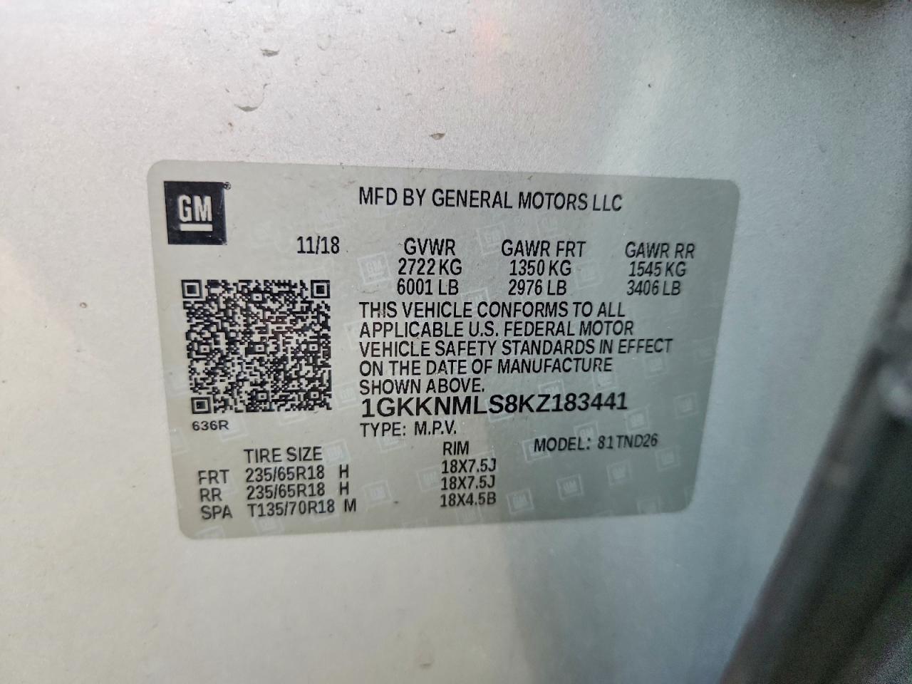 2019 GMC ACADIA