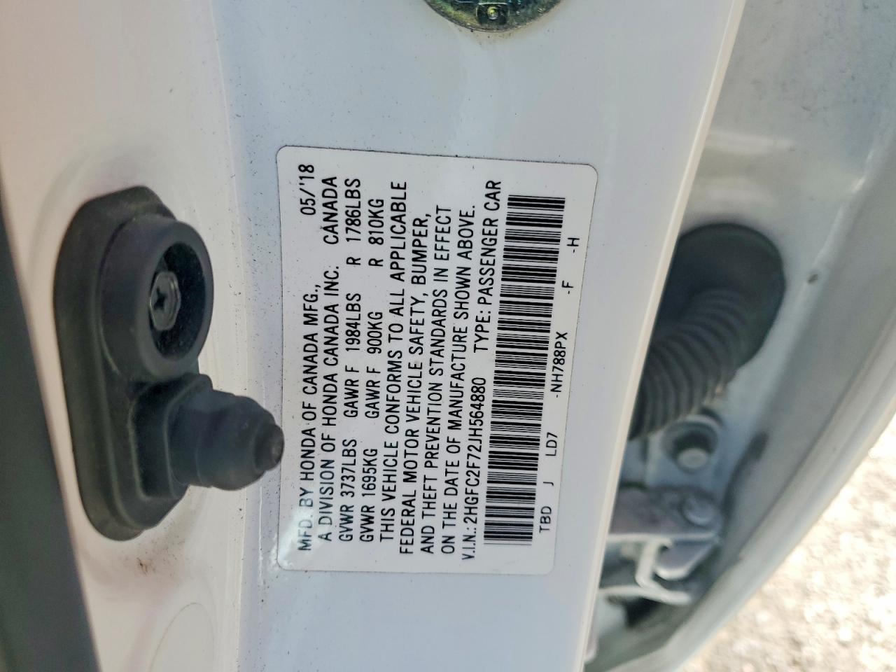 2018 HONDA CIVIC