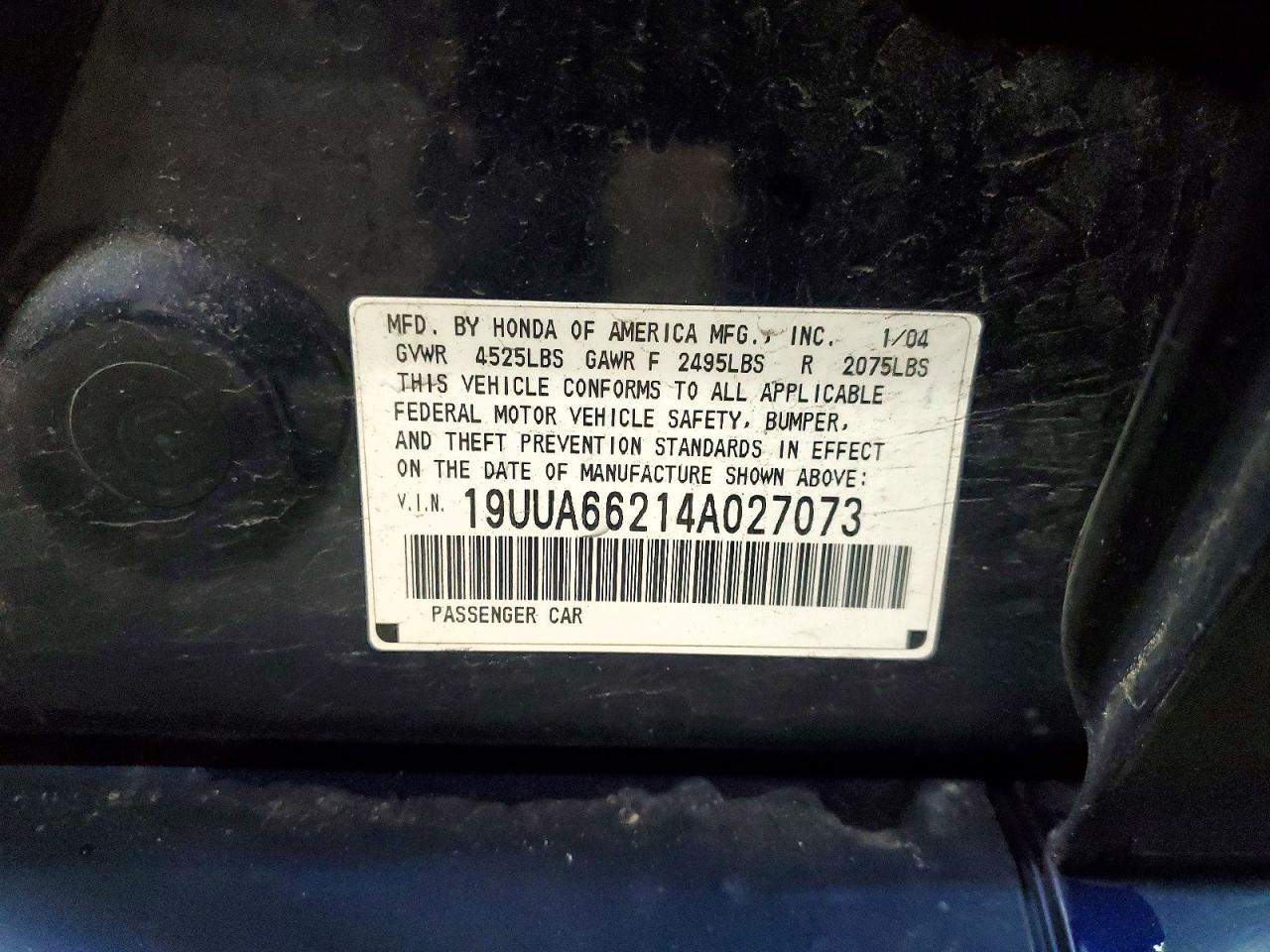 2004 ACURA TL