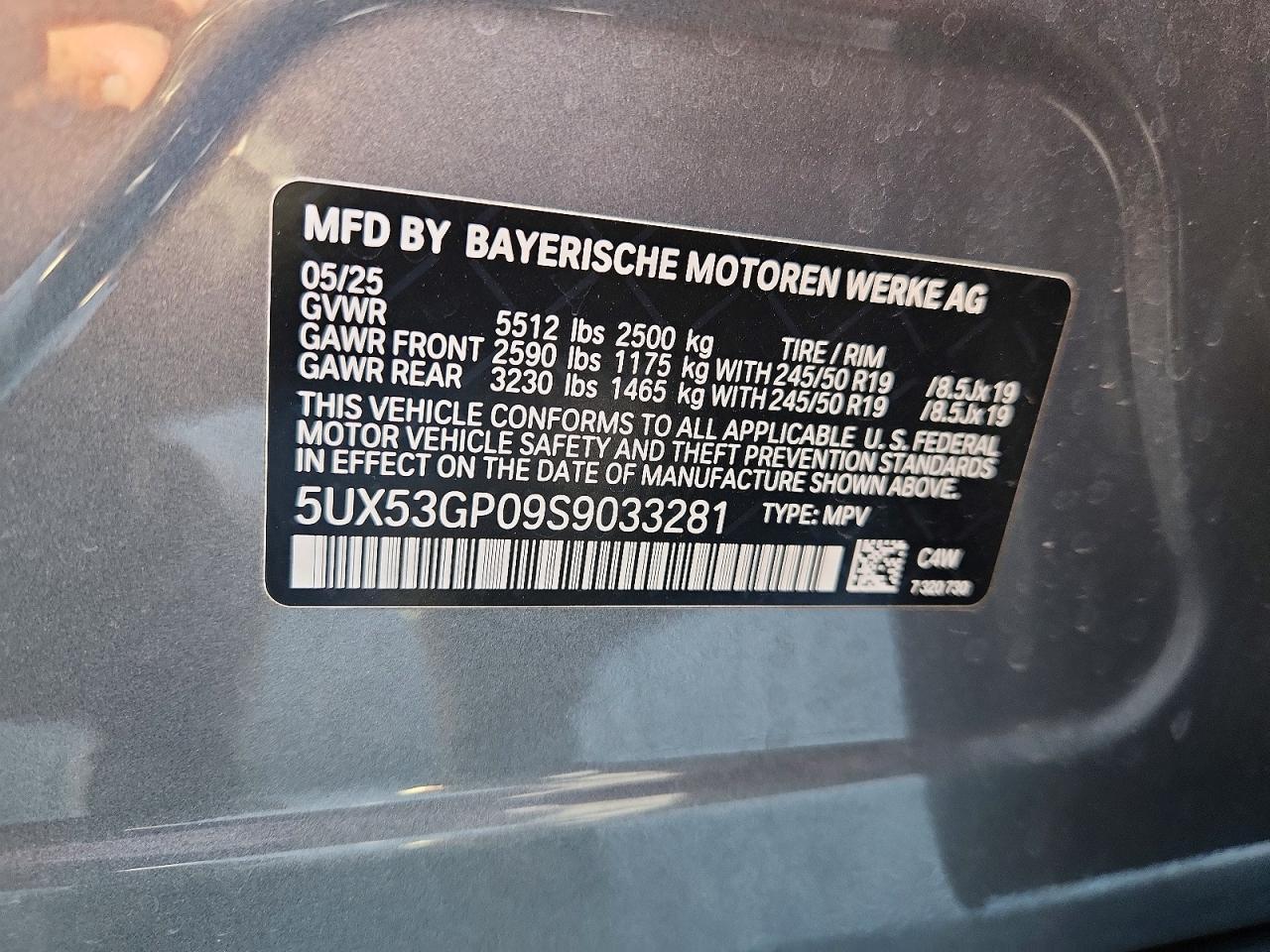 2025 BMW X3