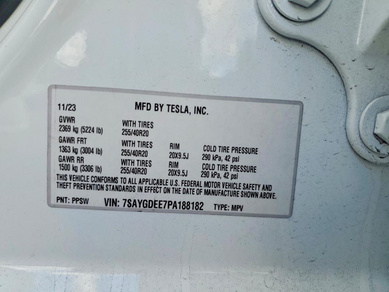 2023 TESLA MODEL Y