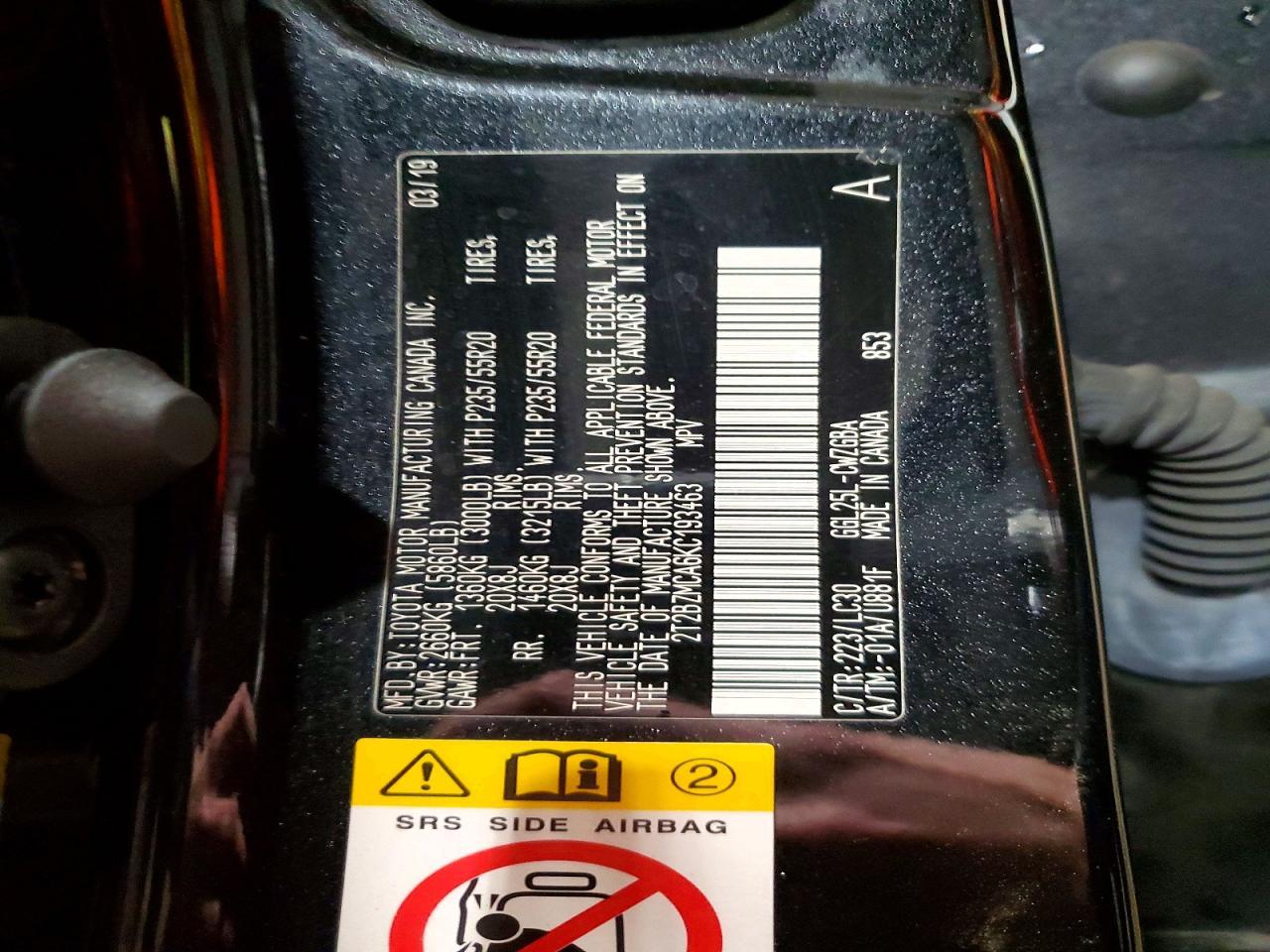 2019 LEXUS RX 350