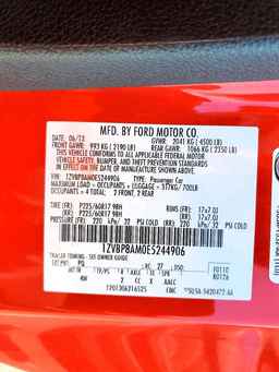 2014 FORD MUSTANG