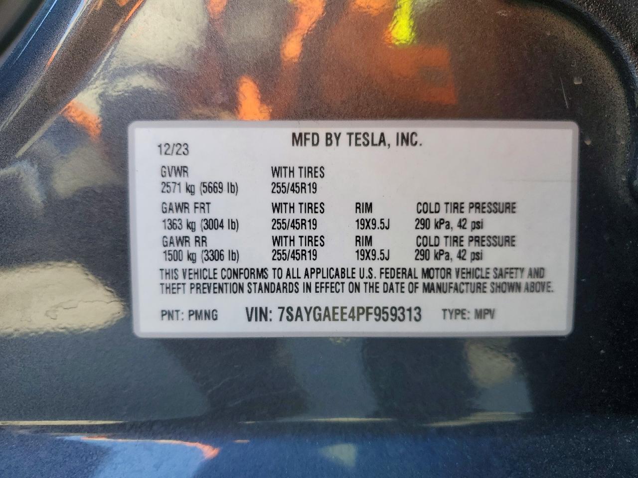 2023 TESLA MODEL Y