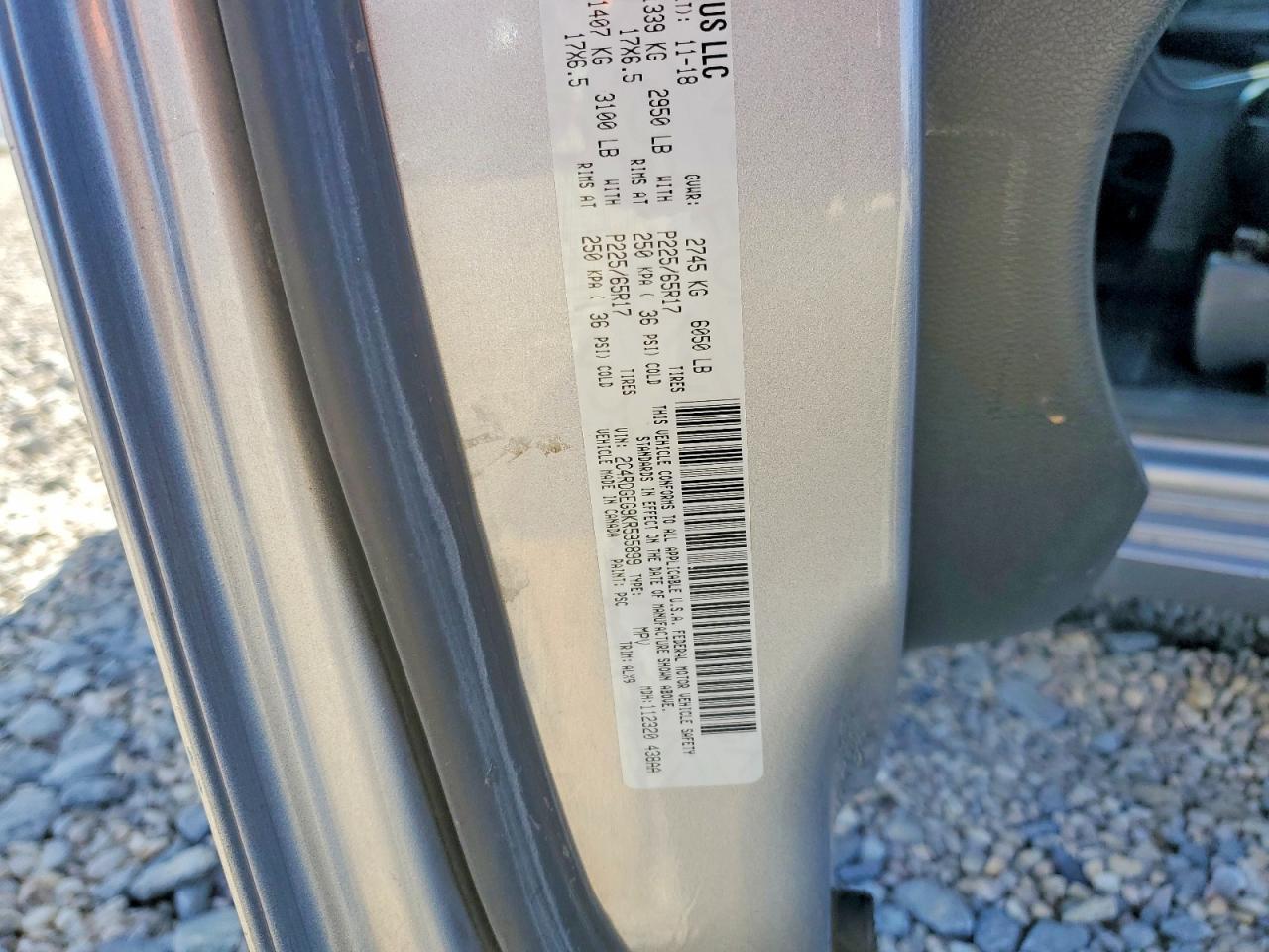 2019 DODGE GRAND CARAVAN