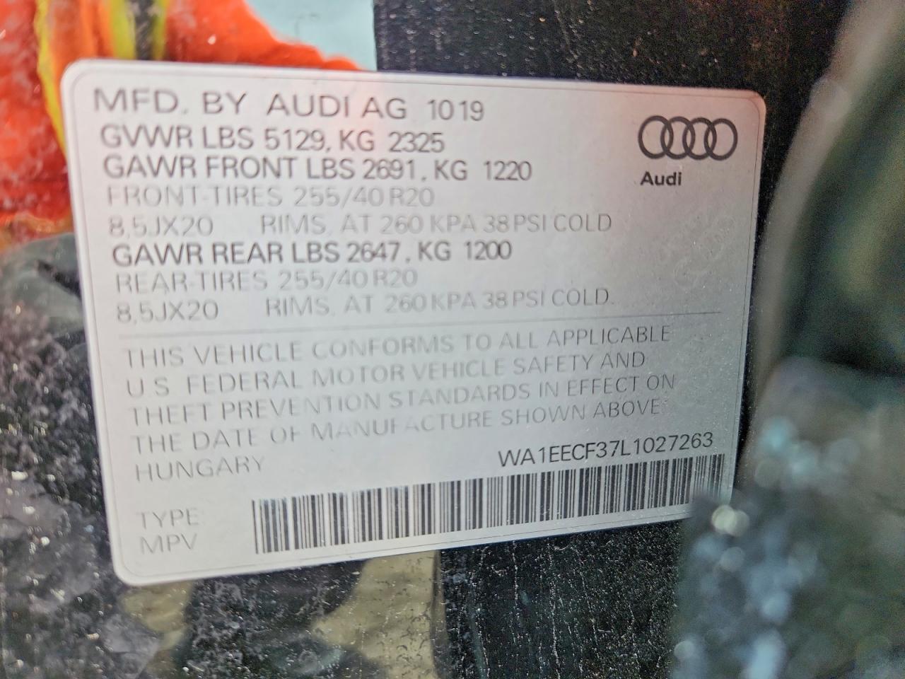 2020 AUDI Q3