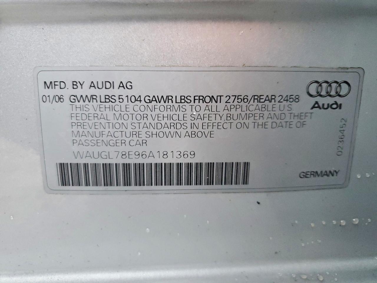 2006 AUDI S4
