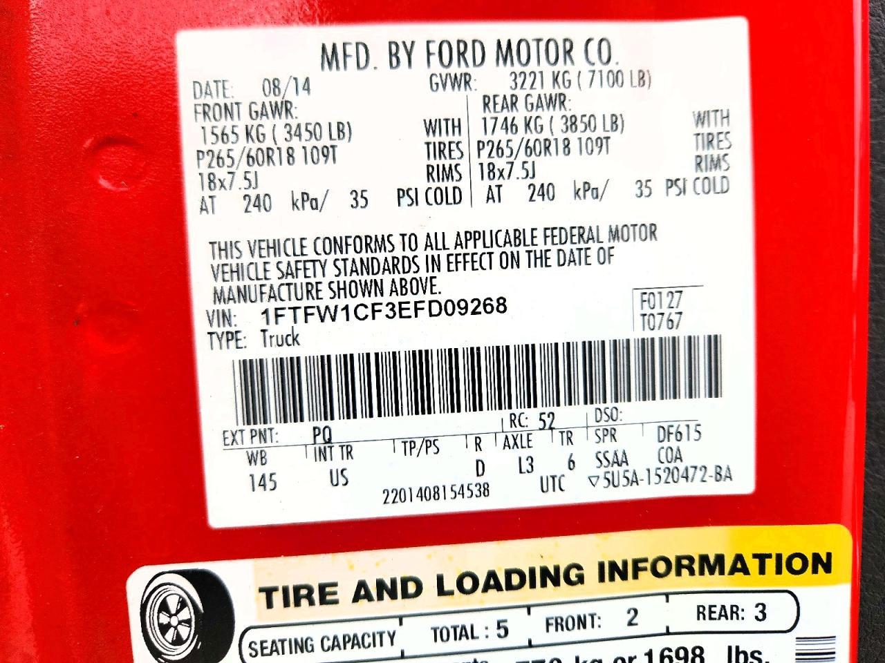 2014 FORD F-150