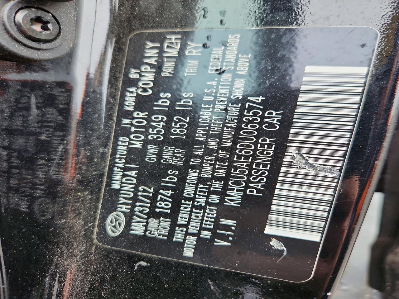 2013 HYUNDAI ACCENT