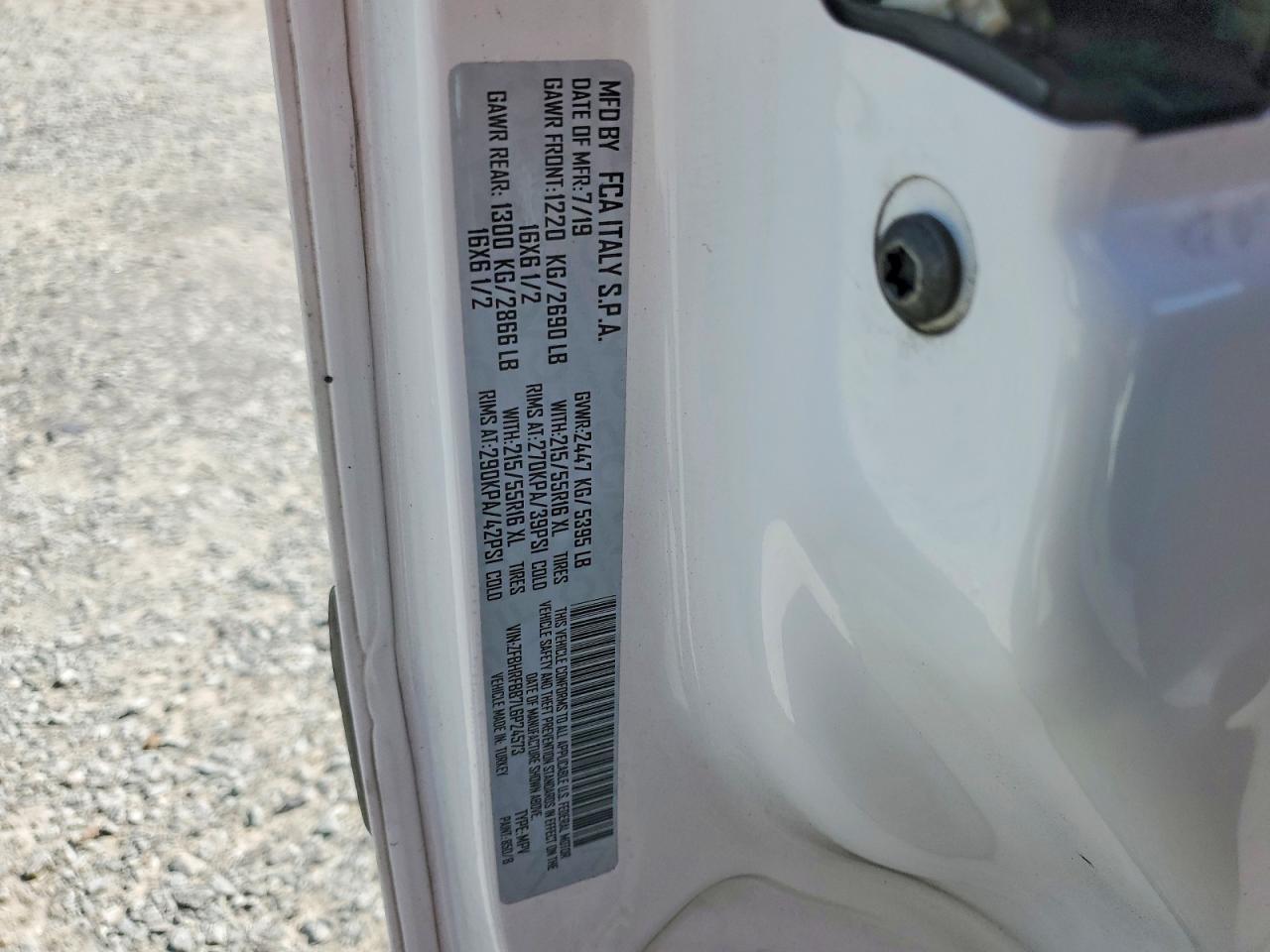 2020 RAM ProMaster City
