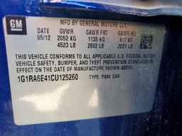 2012 CHEVROLET VOLT