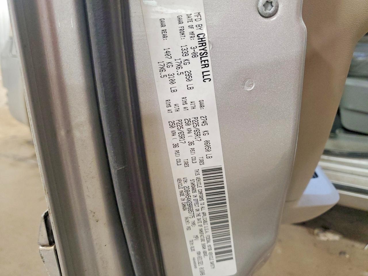 2008 DODGE GRAND CARAVAN