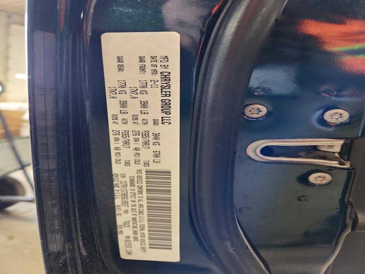 2011 DODGE RAM 1500