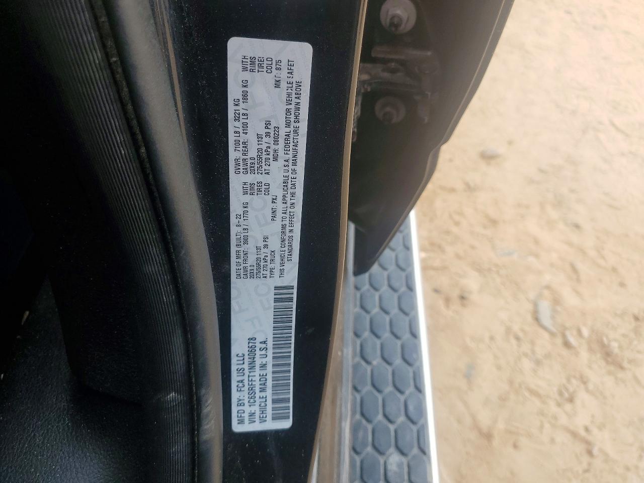 2022 RAM 1500