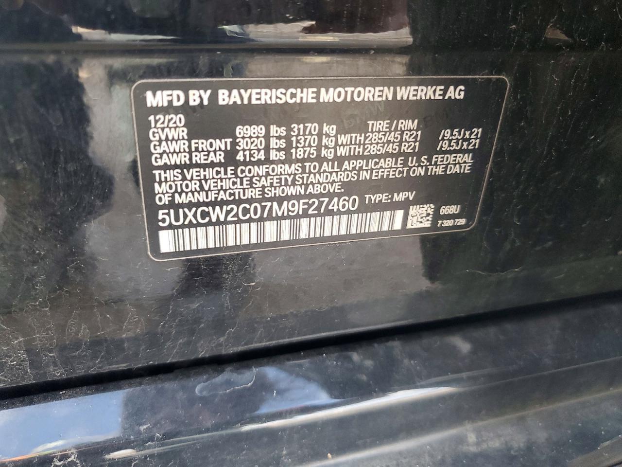 2021 BMW X7