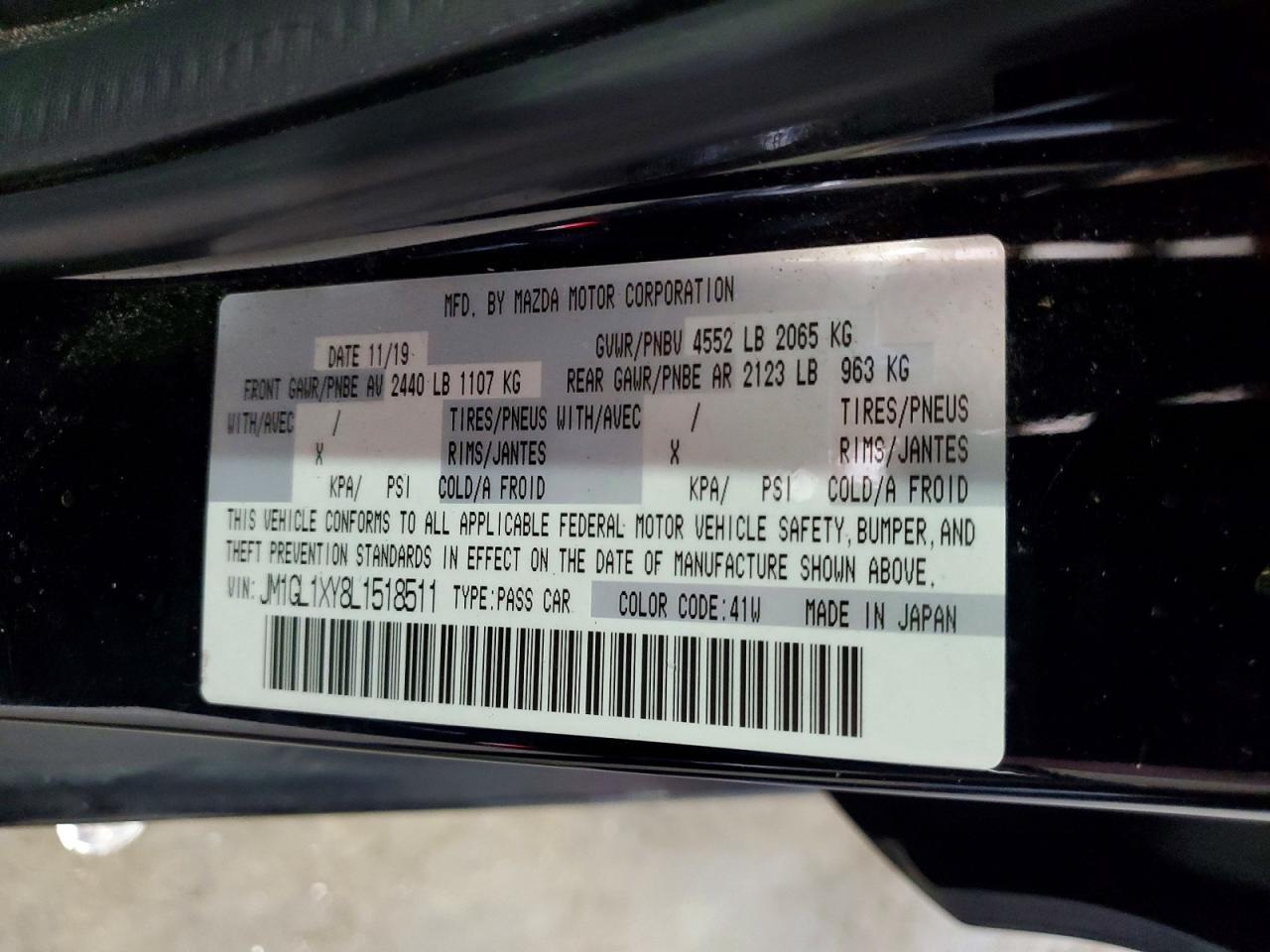 2020 MAZDA 6