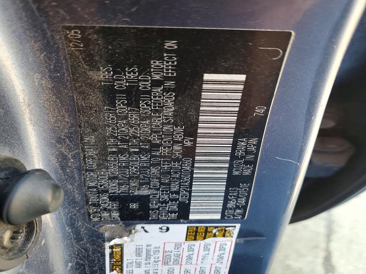 2006 TOYOTA HIGHLANDER
