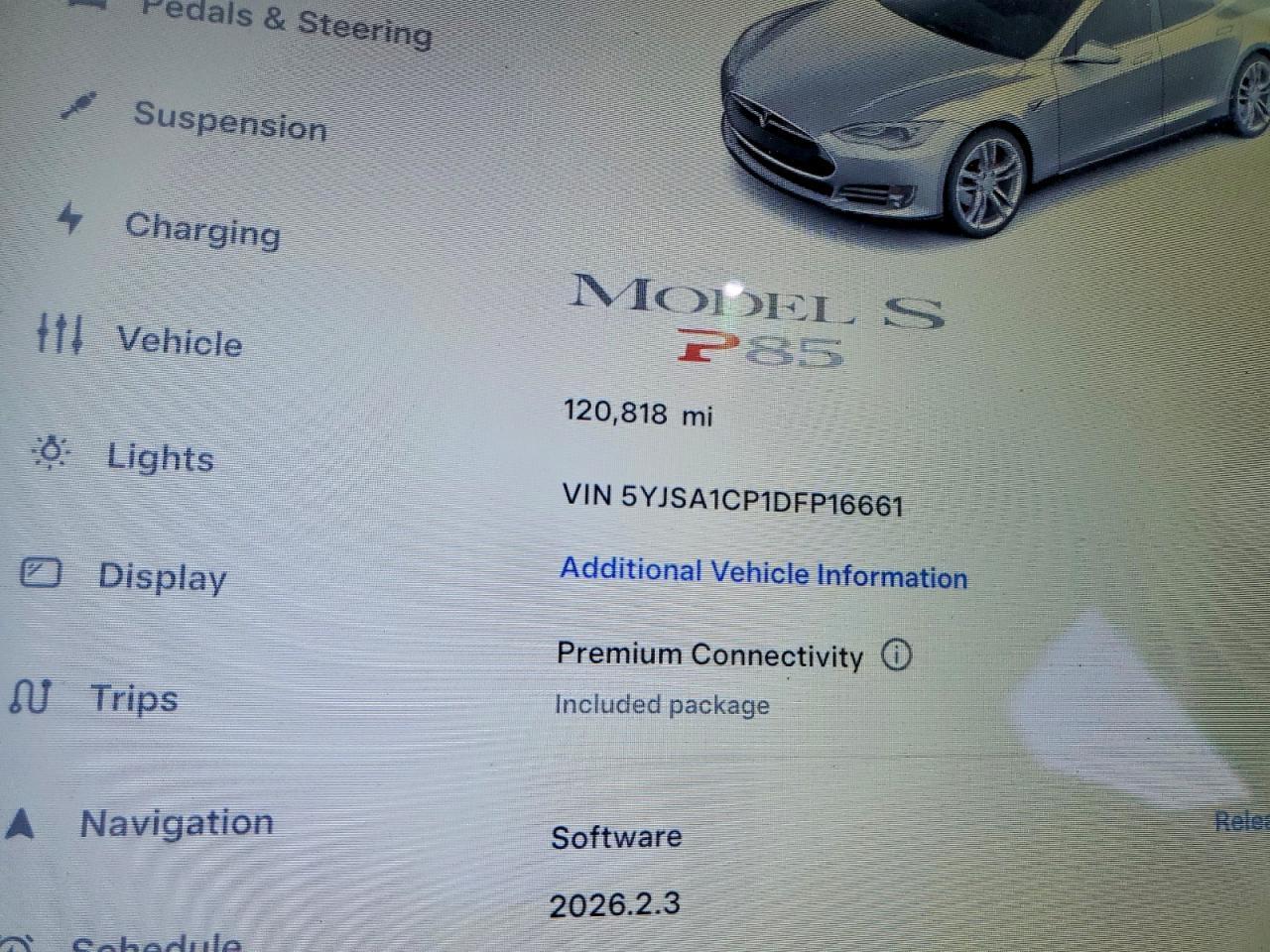 2013 TESLA MODEL S