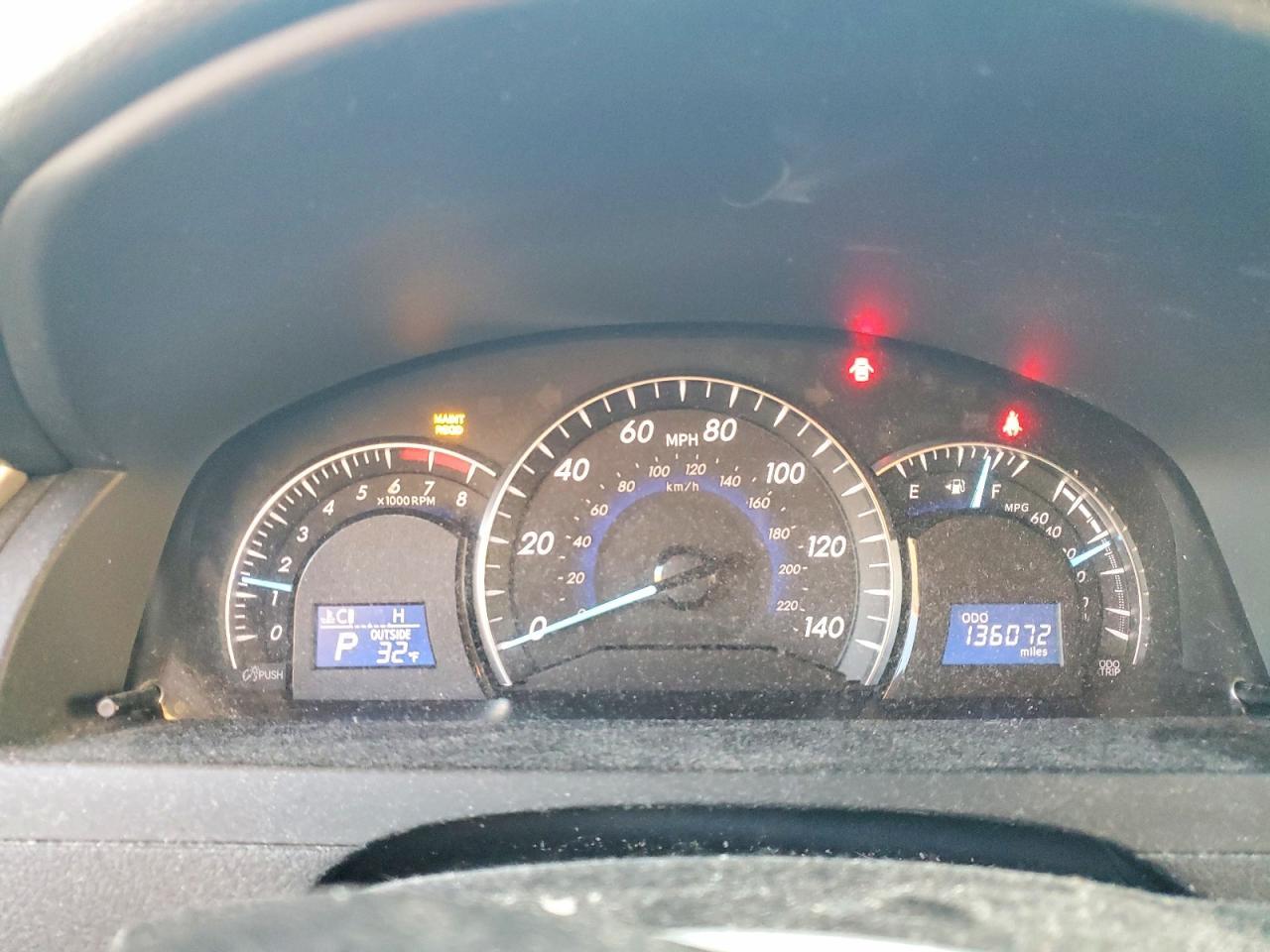 2012 TOYOTA CAMRY