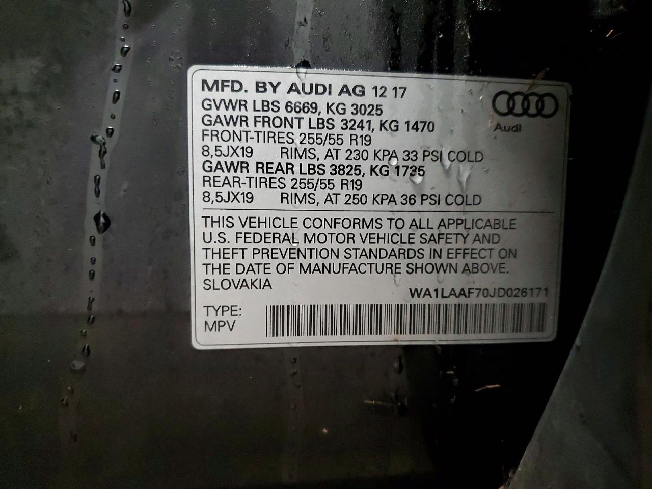 2018 AUDI Q7
